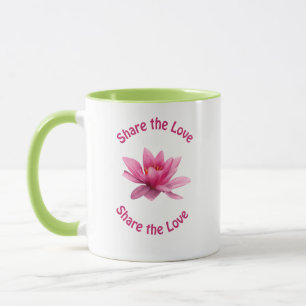 Teile die Liebe Tasse