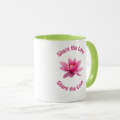 Teile die Liebe Tasse (VorderseiteRechts)