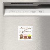 Teile einen Cupcake ... Magnet (In Situ (Geschirrspüler))