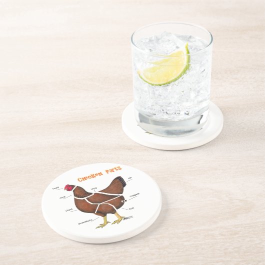Teile für Hühner Getränkeuntersetzer (Seite)