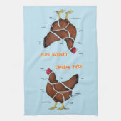 Teile für Hühner Handtuch (Vertikal)