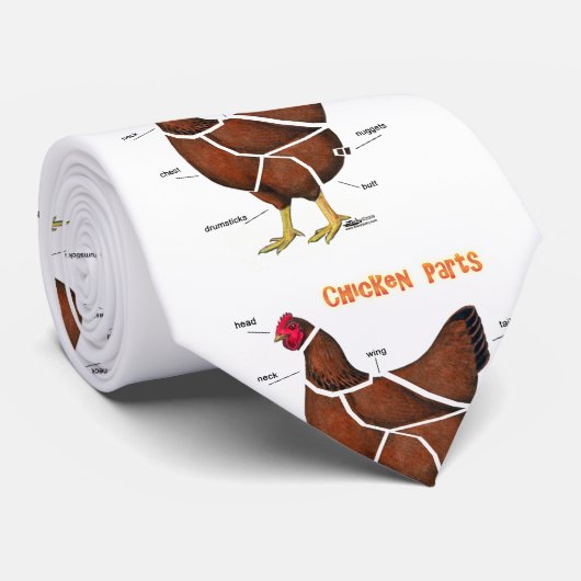 Teile für Hühner Krawatte (Gerollt)