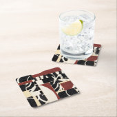 Teile I Rechteckiger Pappuntersetzer (Vor Ort)