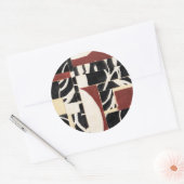 Teile I Runder Aufkleber (Umschlag)