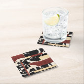 Teile II Rechteckiger Pappuntersetzer (Vor Ort)