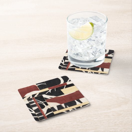 Teile II Rechteckiger Pappuntersetzer (Vor Ort)