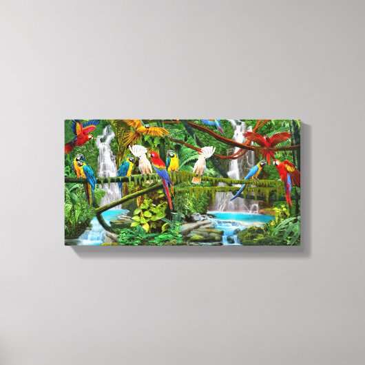 TEILE IN PARADISCH LEINWANDDRUCK (Vorderseite)