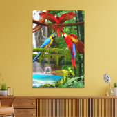 TEILE IN PARADISCH LEINWANDDRUCK (Insitu (Wohnzimmer))