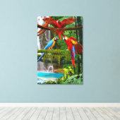 TEILE IN PARADISCH LEINWANDDRUCK (Insitu (Holzboden))