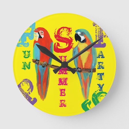 TEILE RUNDE WANDUHR (Vorderseite)