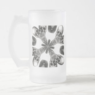 Teile und herrsche mattglas bierglas
