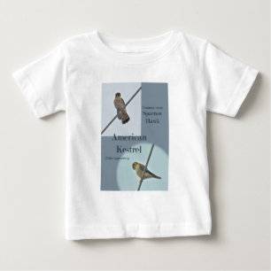 Teile von American Kestrel (Falco sparverius) Baby T-shirt