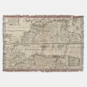 Teile von Barbary, Afrika Decke