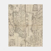 Teile von Barbary, Afrika Fleecedecke (Vorderseite)
