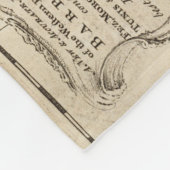 Teile von Barbary, Afrika Fleecedecke (Ecke)
