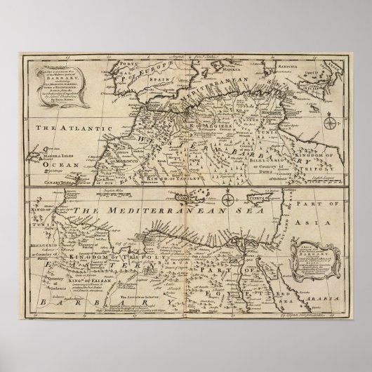 Teile von Barbary, Afrika Poster (Vorne)