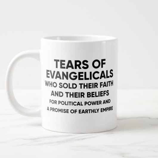 TEILE VON EVANGELIKALEN Jumbo-Tasse (Links)