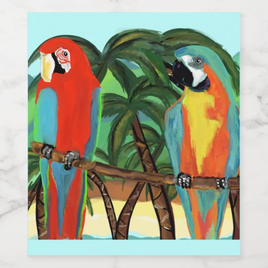 TEILE WEINETIKETT (Einzelnes Label)