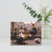 Teilen des Schreibens Postkarte (Stehend Vorderseite)