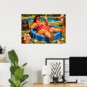 Teilen ist extrem überbewertet - Self-Denial Carto Poster (Heimbüro)
