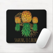 Teilen Ist Kümmern Ananas Hawaii Frucht Sommer Mousepad (Mit Mouse)
