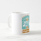 Teilen ist Teil des Glücks Kaffeetasse (Vorderseite Links)