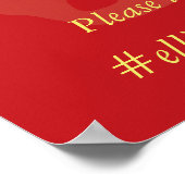 Teilen Sie die chinesische Hochzeit mit der Liebe Poster (Ecke)