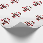 Teilen Sie die Liebe: Ein Glas Walentiner Friedens Geschenkpapier (Ecke)