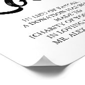 Teilen Sie die Liebe - Lieu der Liebsten Hochzeit Poster (Ecke)