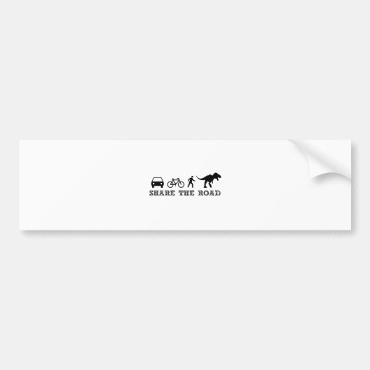 Teilen Sie die Straße Autoaufkleber (Vorne)