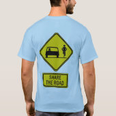 Teilen Sie die Straße T-Shirt (Rückseite)