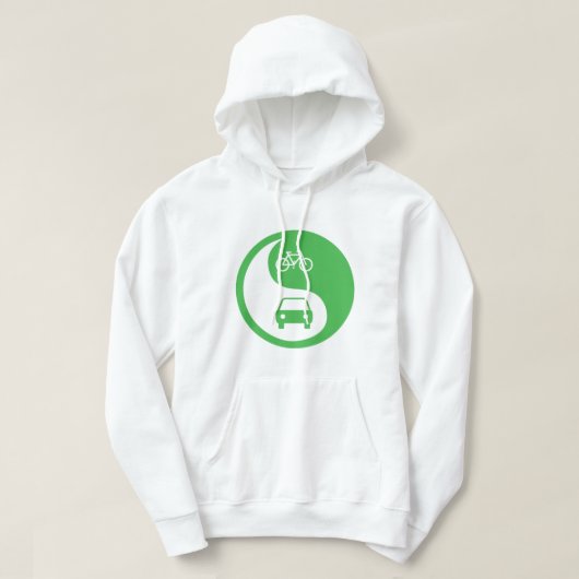 Teilen Sie die Straße Yin Yang Hoodie (Design vorne)