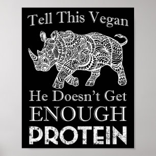 Teilen Sie diese Vegane ProteinVegane Bodybuilding Poster