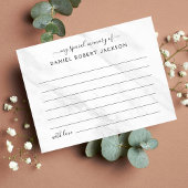 Teilen Sie ein Foto-Beerdigung mit weißem Marmor Postkarte