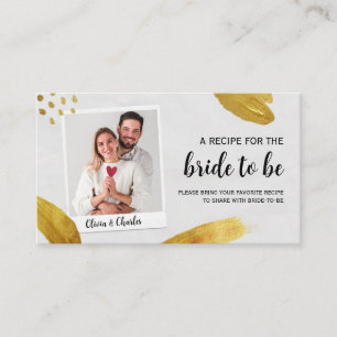 Teilen Sie ein Rezept Benutzerdefiniertes Foto Jun Begleitkarte