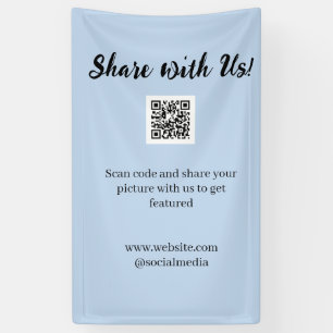 Teilen Sie Ihr Bild Scannen Sie den QR-Code, um de Banner