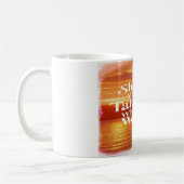 Teilen Sie Ihr Talent mit der Welt Kaffeetasse (Links)