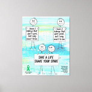 Teilen Sie Ihre Freizeit mit einer lebendigen Nier Leinwanddruck