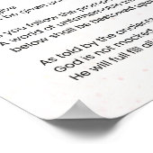 Teilen Sie Ihre Geschenke Inspiration Empowerment Poster (Ecke)