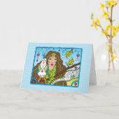 Teilen Sie Ihre Light_Greeting-Karte Karte (Gelbe Blume)