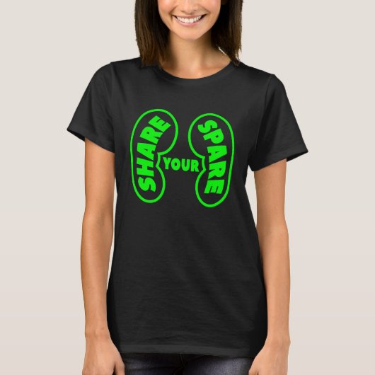Teilen Sie Ihre Spenderniere mit T-Shirt (Vorderseite)