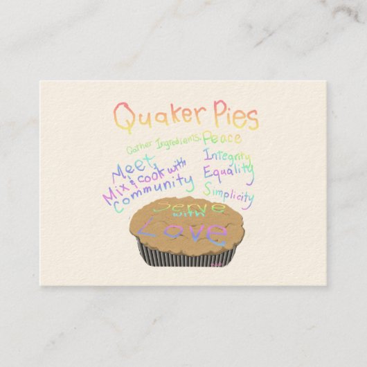 Teilen Sie Karten für neue Mitglieder und Besucher (Vorderseite)