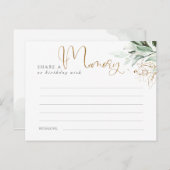 Teilen Sie sich ein Gedächtnis oder eine Geburtsta Postkarte (Vorne/Hinten)