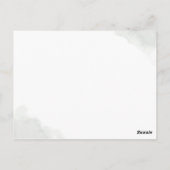 Teilen Sie sich ein Gedächtnis oder eine Geburtsta Postkarte (Rückseite)