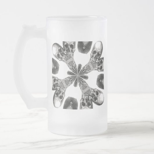 Teilen Sie sich und erobern Sie Mattglas Bierglas (Links)