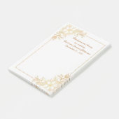 Teilen unserer Hochzeitstipps-Gastgeschenke Hochze Post-it Klebezettel (angewinkelt)