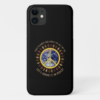 Teilen wir diesen Planeten in Frieden ☮ Case-Mate iPhone Hülle