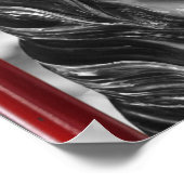 Teilfarbe Karussellprancer Poster (Ecke)