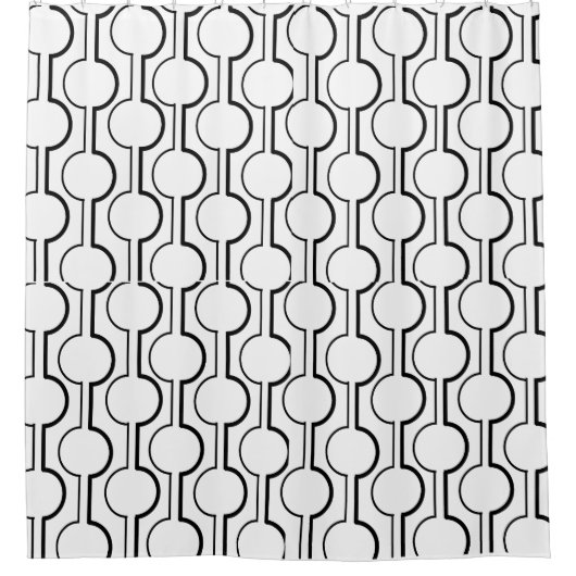 Teilkreise Duschvorhang (Vorderseite)