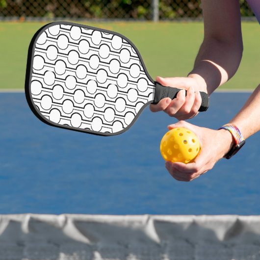 Teilkreise Pickleball Schläger (InSitu)
